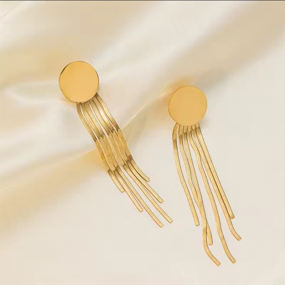 18k Gold plated stainless steel Earrings - Picture 5 of 7